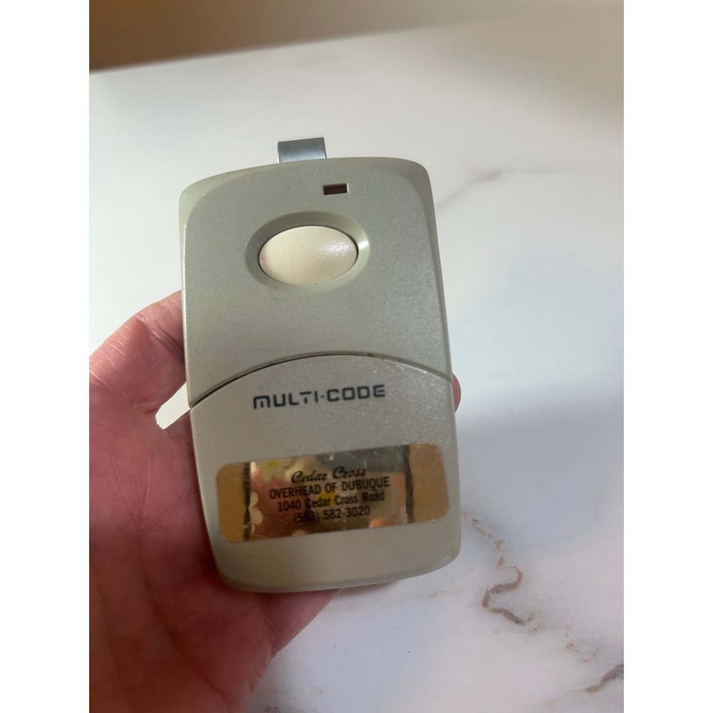 Linear Multi-Code 308911 Garage Door Opener Remote 300MHz 10 DIP Switch Visor